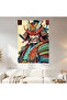 Samurai Warrior Wall Covering Wall Tapestry First Quality Satin Fabric Poster - 2