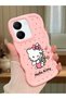 Vivo Y36 5g Compatible Case Camera Protector Pink Silicone Couple Phone Case Kitty Pattern