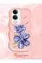 Vivo Y19S Gt 5g Compatible Case Camera Protector Pink Silicone Couple Phone Case Floral Pattern - 2