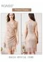Banquet Party Dress for Women Evening Dresses V Neck Sequins Knee-Length Sleeveless Prom Ball Gown W - 2