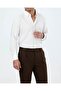 Slim Fit Safari Button-Down Collar Striped Seersucker Lycra Men's Shirt Saks T20132-22
