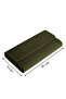 Khaki Leather Women's Wallet - 4