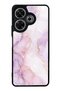 Xiaomi Redmi 13 4g Lavender Rose Marble Design Glossy Phone Case