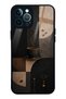 iPhone 12 Pro Max Black Mocha Coffee Design Glossy Phone Case