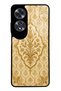 Oppo A60 Ivory Ottoman Gold Design Glossy Phone Case