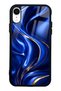 حافظة هاتف آيفون XR بتصميم رويال سافاير فلو لامعة