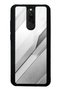 Xiaomi Redmi 8 Silver Titanium Edge Design Glossy Phone Case
