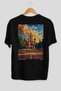 Moscow Russia Black Oversize Country City Back Printed Unisex T-Shirt 100% Cotton Premium