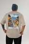 Bogota Colombia 2 Beige Oversize Country City Back Printed Unisex T-Shirt 100% Cotton Premium - 2