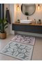 2 Pieces of 100% Cotton Natural Foot Towels and Mats - 2