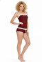 Berrak Striped Strapless Set 2177 Black XL - 2