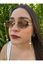 Premium White Clover Detailed Glasses Chain |   Women's Glasses Strap |   Silicone Tip Metal Heart Eyeglass Accessory |   Compatible with All Glasses - 4