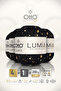 Lumia • Black-Gold Sequin (9412) • 4-Pack × 50 Gr / 90 m • 3+6 mm Double Size Sequin Knitting Yarn • Blouse, Shawl, Bandana