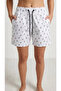 Swim Shorts with Zipper Pockets and Mesh Lining, Quick-Drying Premium - White