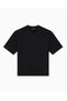 Men's Relaxed Fit Round Neck Short Sleeve Black T-Shirt - 7