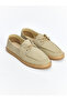 Beige Wicker Sole Men's Classic Shoes - 2