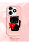 Tecno Spark 20 Compatible Case Camera Protector Pink Silicone Couple Phone Case Cat Pattern - 2