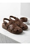 -Genuine Leather Men's Sandals - 4