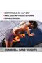 SDV-5_PAIR Anti-Slip and Anti-Roll Hex Vinyl Dumbbells for Workout,(5kg(Pair),Solid) - 3