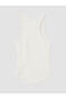 Özmarka New Season U-Neck Women's Ribbed Undershirt - 7