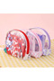 Kawaii Transparent Cosmetic Pouch Set – Cute Cartoon Makeup Bag with Zipper & Wrist Strap - 3