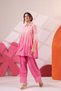 Cotton Mulmul Embroidered Co-ord Set with Farshi Salwar for Women – Indian Ethnic Kurta Set Daily Wear, Casual Wear, Office Wear - 4