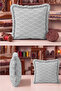Japanese Wave Design Fringed Pillowcase-Geometric Minimal Nordic Grey Tassel Throw Pillow Cover