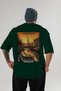 Amsterdam Netherlands 3 Green Oversize Country City Back Printed Unisex T-Shirt 100% Cotton Premium - 2