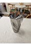 Smoked Mirror Glass Decorative Vase - 3