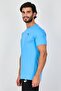 Men Sportswear Fit Short Sleeve Training T-Shirt, Blue - 2