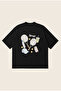 Padel Life Printed Oversize Boxy Cut Unisex 100% Cotton Tshirt |   Streetwear