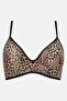 Women 3 Pack Animal Print Padded Convertible Bra, Multicolor - 7