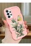 Samsung Galaxy A33 5g Compatible Case Camera Protector Pink Silicone Couple Phone Case Butterfly Pattern