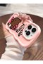 iPhone 12 Pro Compatible Case Camera Protector Pink Silicone Couple Phone Case Kitty Pattern - 5