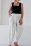 1018 Pis Stitched, Muslin, Balloon Pants