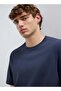 M0613102 Printed T-Shirt Men's T-Shirt Dark Blue
