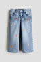 Wide Leg Jeans Baskılı - 3
