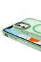 iPhone 12 Case Magsafe Supported Camera Raised Silicone Matte Anti-Fingerprint Gzst - 4