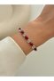 Steel Zircon Stone Waterway Bracelet 1 Piece, - 4