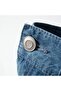 Men's Mid Rise Slim Fit Zipper Jeans - 5