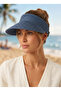 Straw Adjustable Summer Sports Visor Hat - Foldable Premium Beach Sun Visor - 4