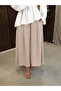 Rena Pocketed Wide Leg Trousers |   Beige - 3