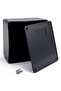 Black ABS Plastic Enclosure Box, Waterproof Junction Box with Screws (150x150x75 MM) - 4