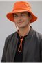 Premium Safari Hat with Air Vents |   Orange Unisex Daily Fisherman Model - 4