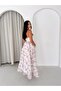 Women's Digital Printed Modal Fabric High Waist Long Flared Maxi Skirt - 5