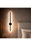 Tt079-Sy-Elk-Apl 70 cm (White Light Led) Matte Black Electric Wall Lamp - 2