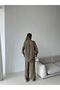 Women's Denim Fabric Front and Sleeves with Stone Embellishments Stylish Set - 3