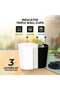 8oz Ripple Coffee Cups with Lids Disposable Cups for Takeaway Coffee, Tea or Hot Drinks-Black 25 Pcs - 5