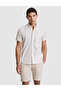 Khaki Regular Fit Short Sleeve Shirt 50320899-Vr027
