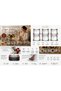 Luxury Floral Motif Silver Square Presentation Tray 22X22 cm Promise Engagement Coffee Turkish Delight Treat Tray - 4